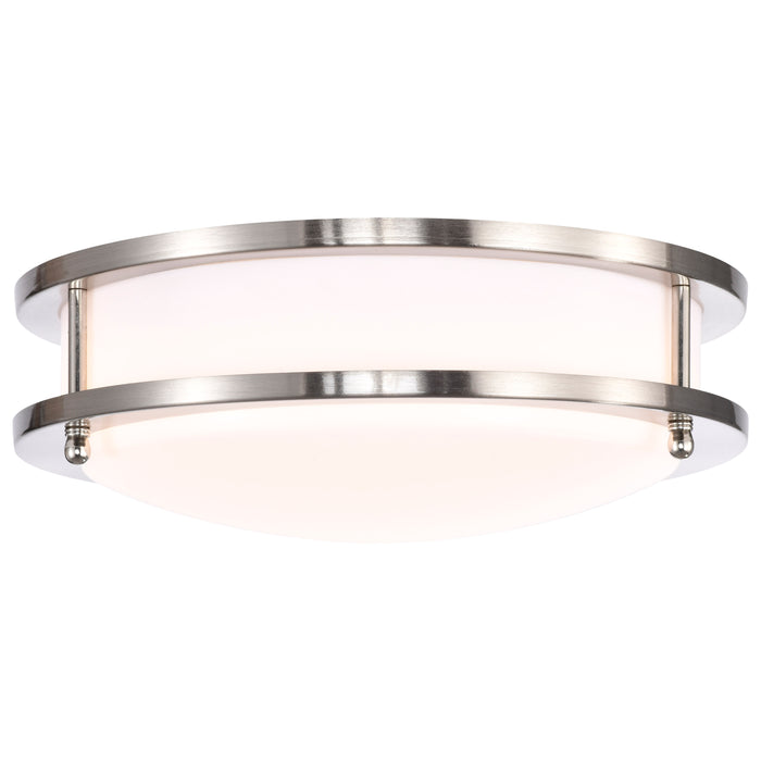 Glamour LED Flush Mount in Brushed Nickel