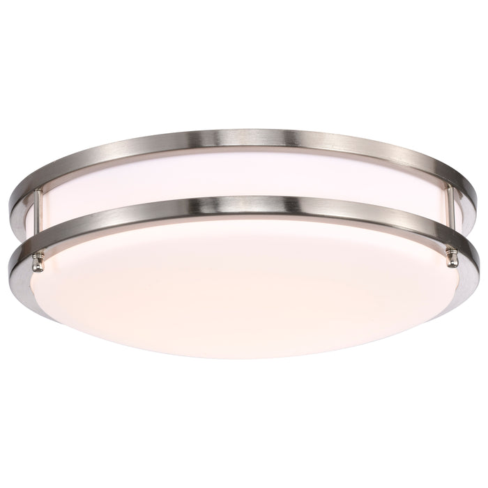 Glamour LED Flush Mount in Brushed Nickel