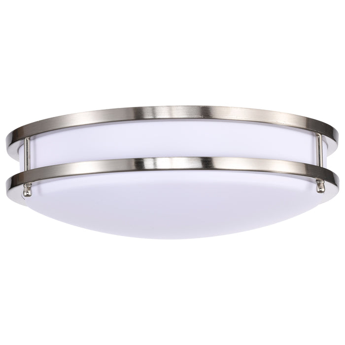 Glamour LED Flush Mount in Brushed Nickel