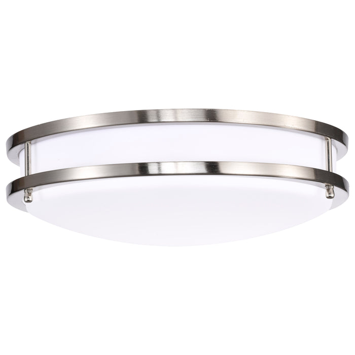 Glamour LED Flush Mount in Brushed Nickel