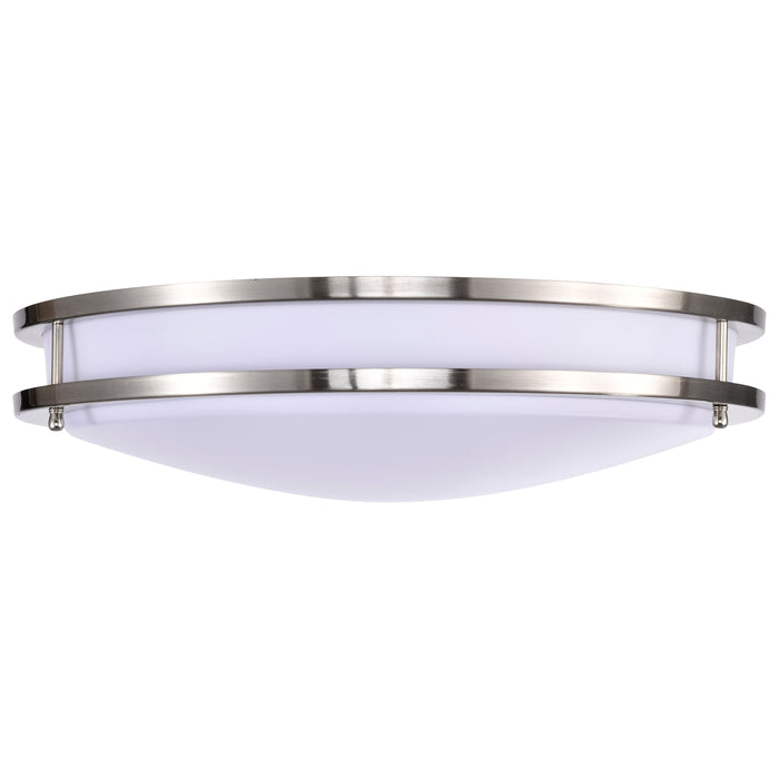 Glamour LED Flush Mount in Brushed Nickel