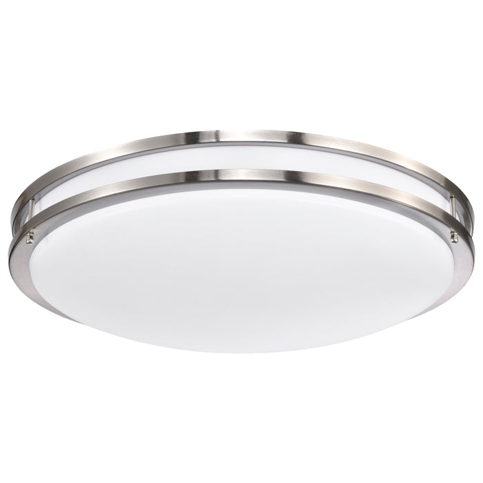 Glamour LED Flush Mount in Brushed Nickel