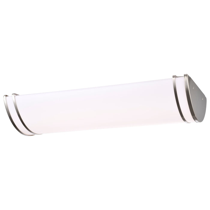 Glamour LED Flush Mount in Brushed Nickel