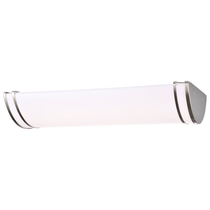 Glamour LED Flush Mount in Brushed Nickel