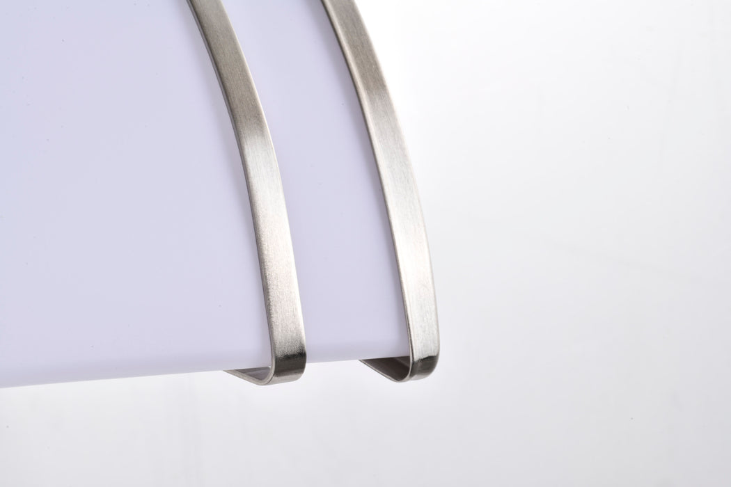 Glamour LED Flush Mount in Brushed Nickel
