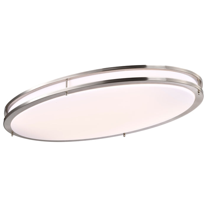 Glamour LED Flush Mount in Brushed Nickel