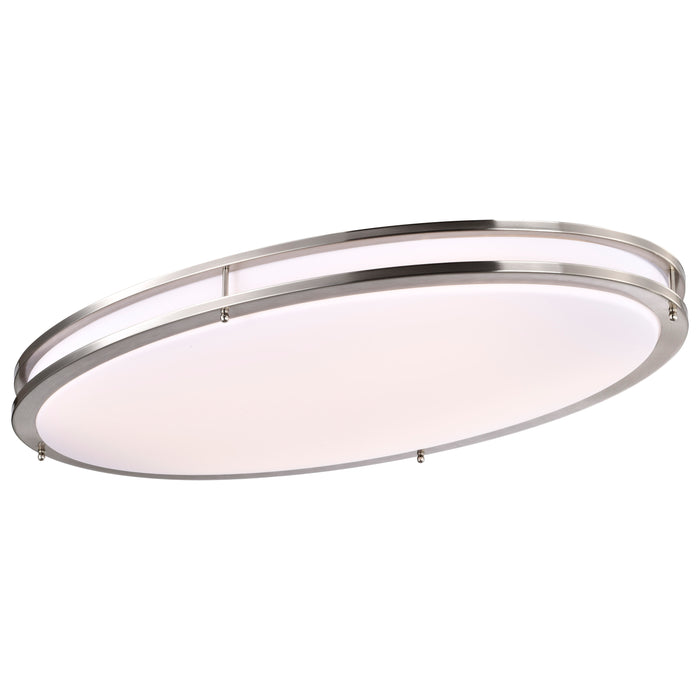 Glamour LED Flush Mount in Brushed Nickel