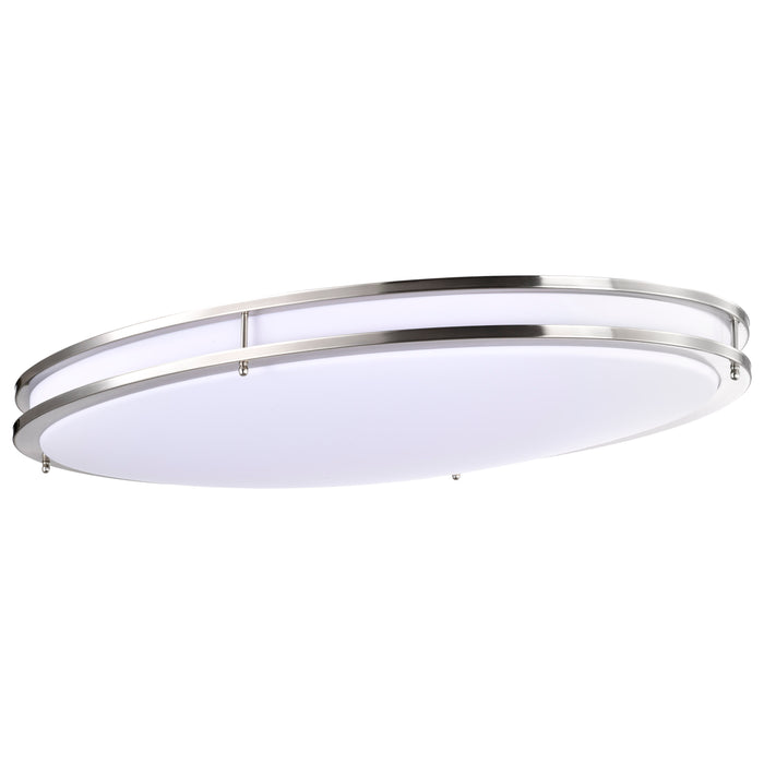 Glamour LED Flush Mount in Brushed Nickel