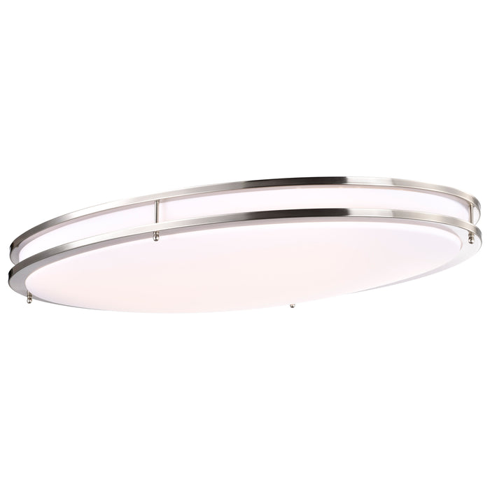 Glamour LED Flush Mount in Brushed Nickel