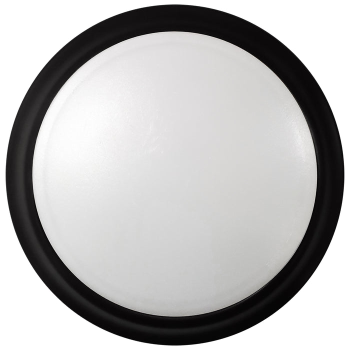 LED Disk Light in Black