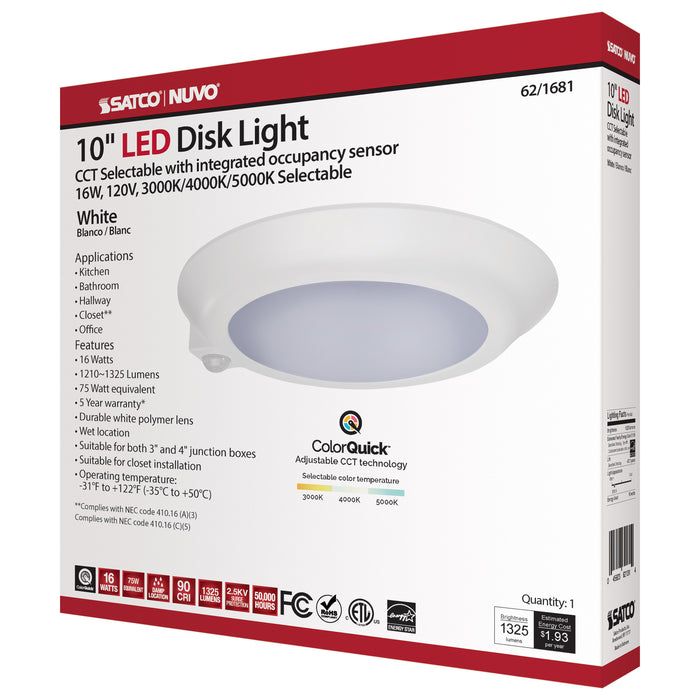 LED Disk in White