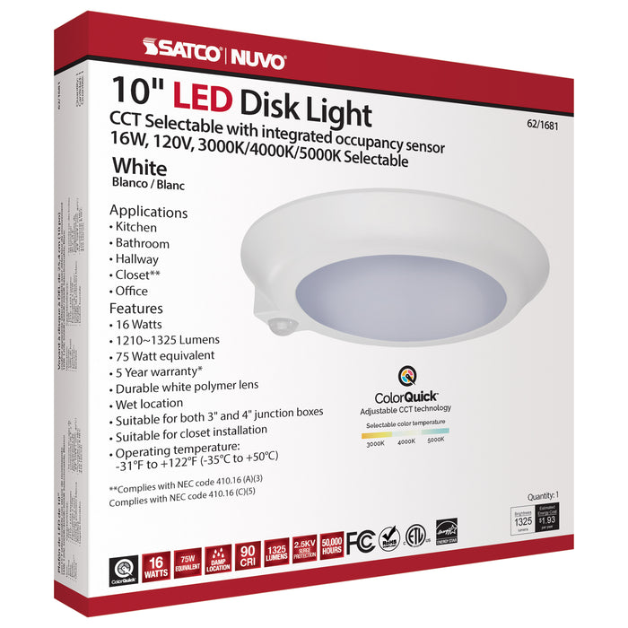 LED Disk in White