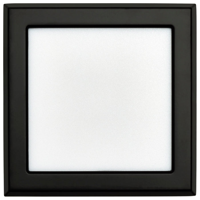 LED Flush Mount in Black