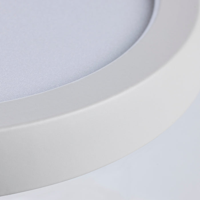 LED Flush Mount in White