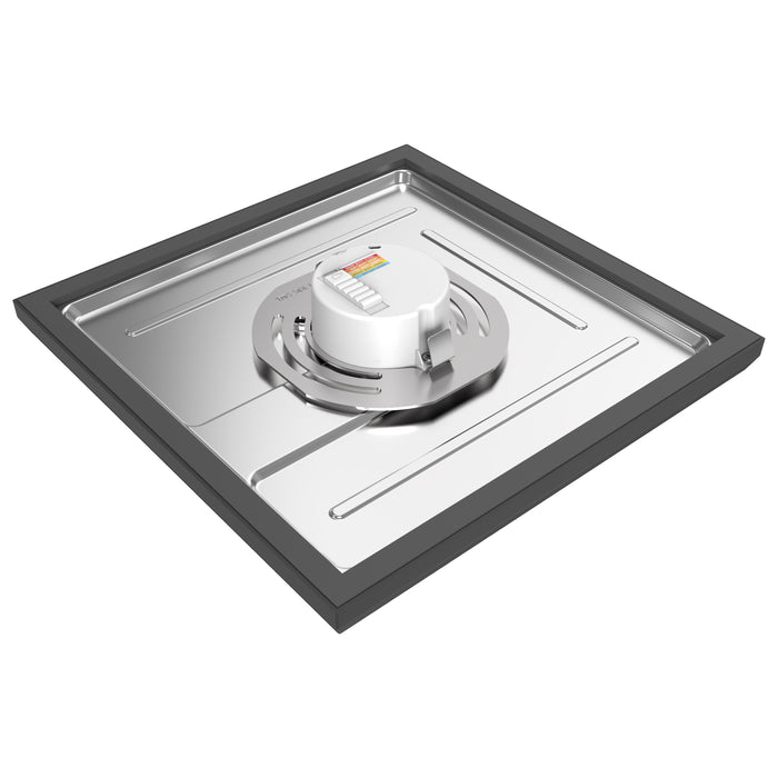 LED Flush Mount in Black