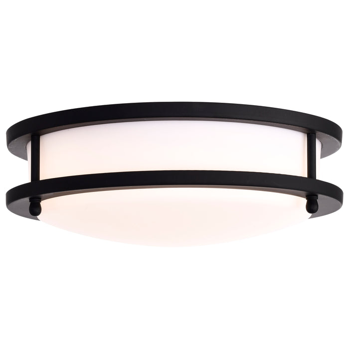 Glamour LED Flush Mount in Matte Black