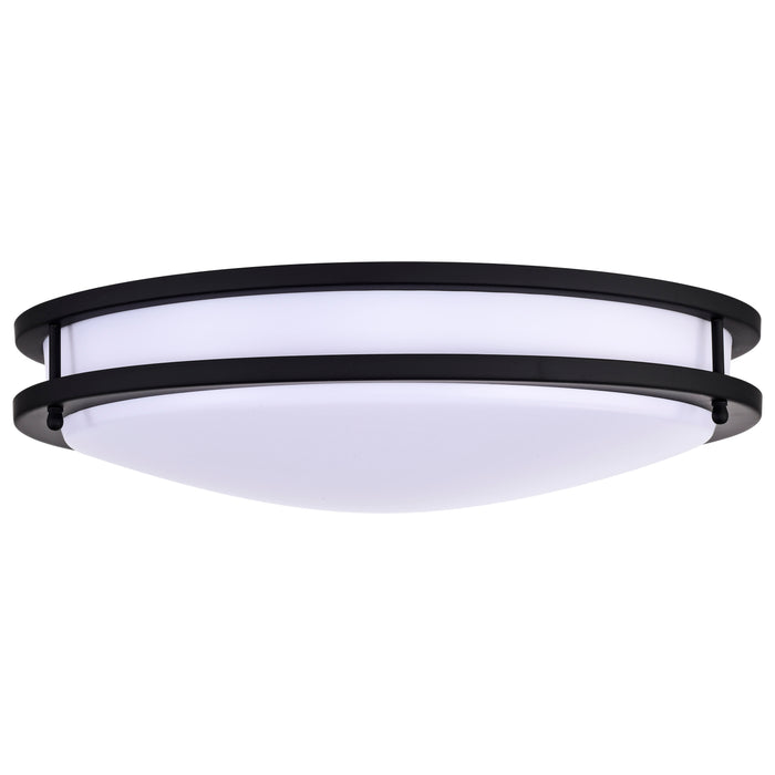 Glamour LED Flush Mount in Matte Black