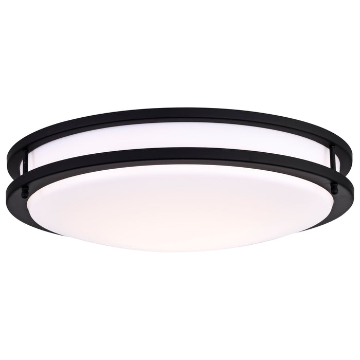 Glamour LED Flush Mount in Matte Black