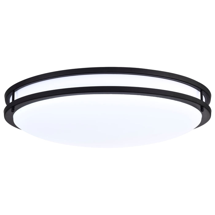 Glamour LED Flush Mount in Matte Black