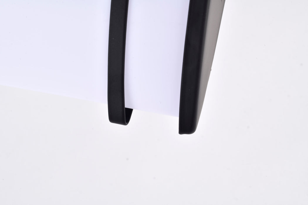 Glamour LED Flush Mount in Matte Black