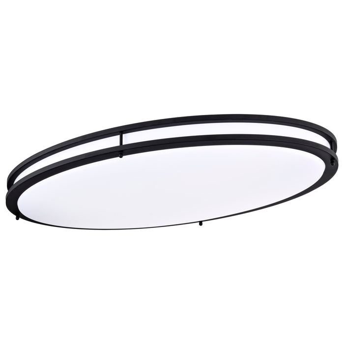 Glamour LED Flush Mount in Matte Black