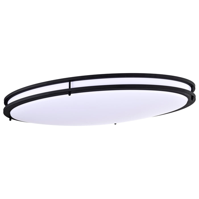 Glamour LED Flush Mount in Matte Black