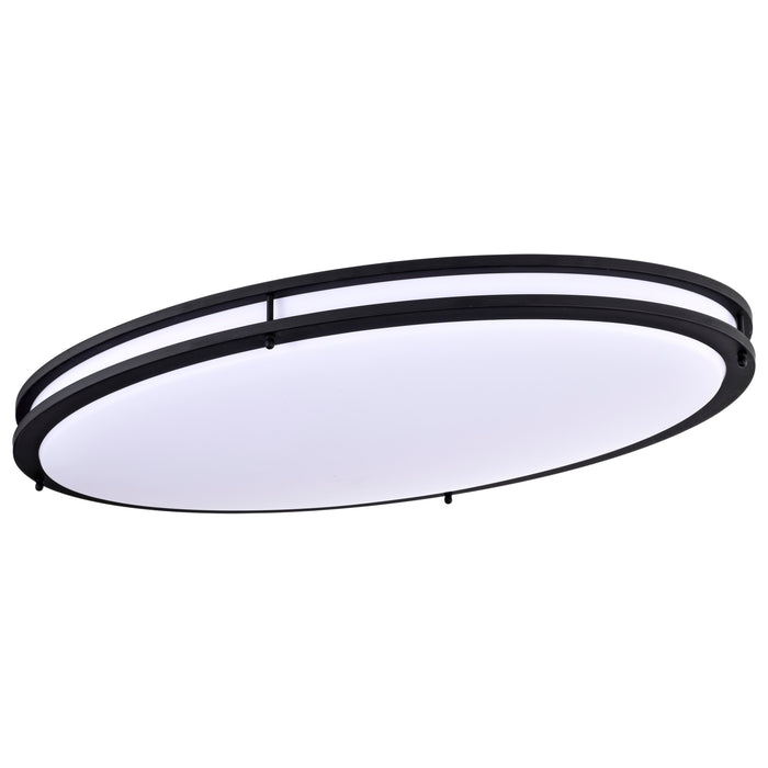 Glamour LED Flush Mount in Matte Black