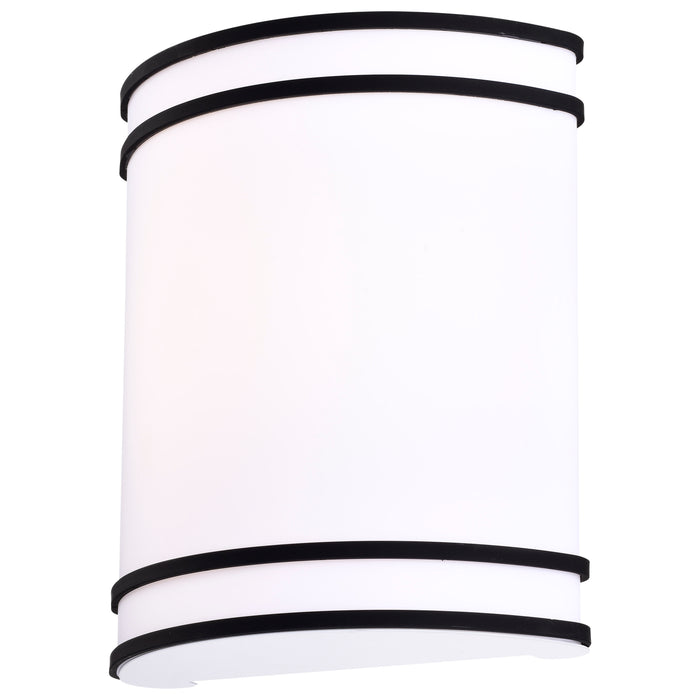 Glamour LED Wall Sconce in Matte Black