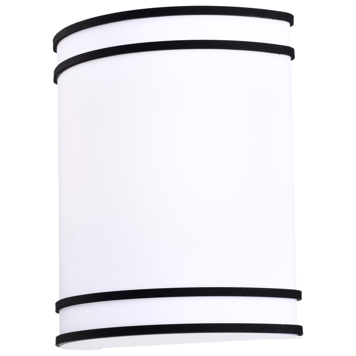 Glamour LED Wall Sconce in Matte Black