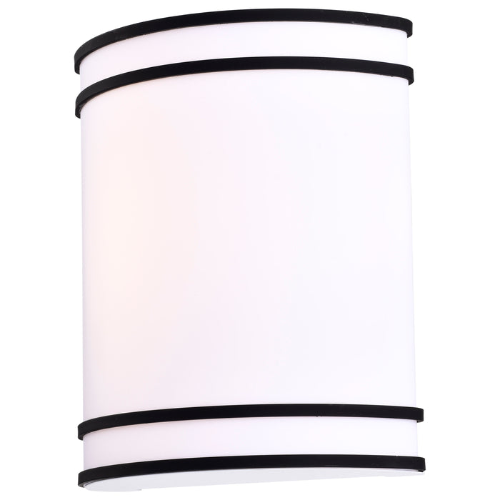 Glamour LED Wall Sconce in Matte Black