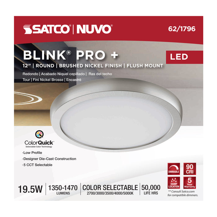 Blink Pro Plus in Brushed Nickel