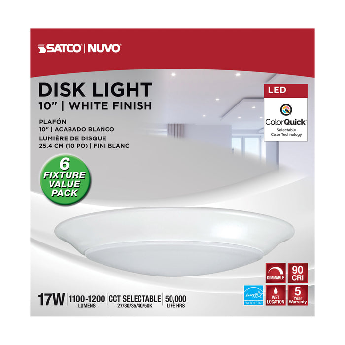 LED Disk Light in White