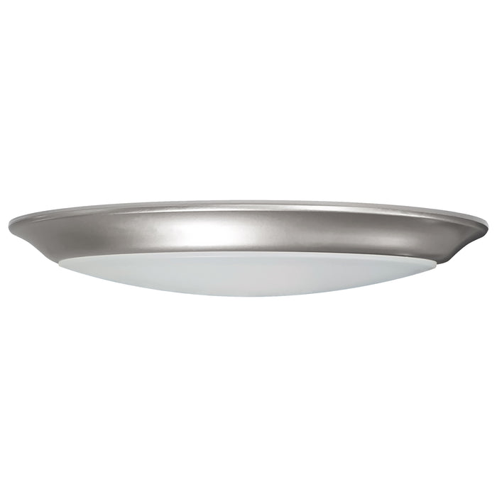 LED Disk Light in Brushed Nickel