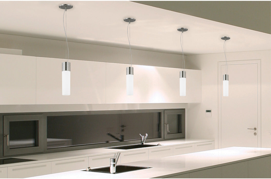 Link LED Pendant in Brushed Nickel