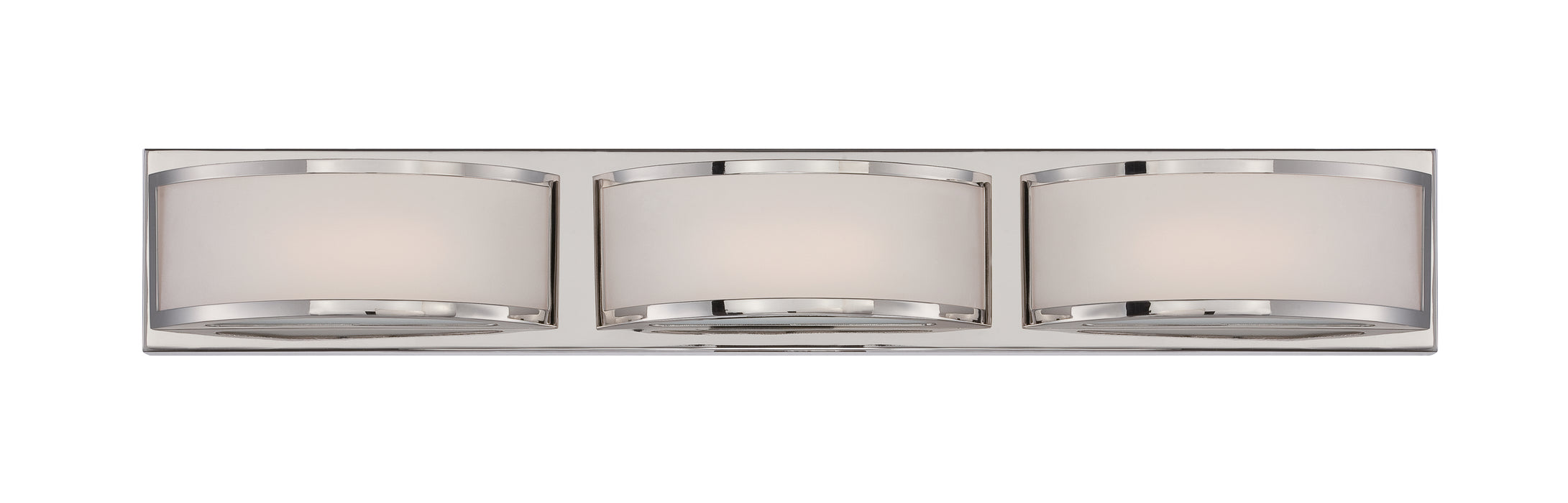 Mercer LED Vanity in Polished Nickel