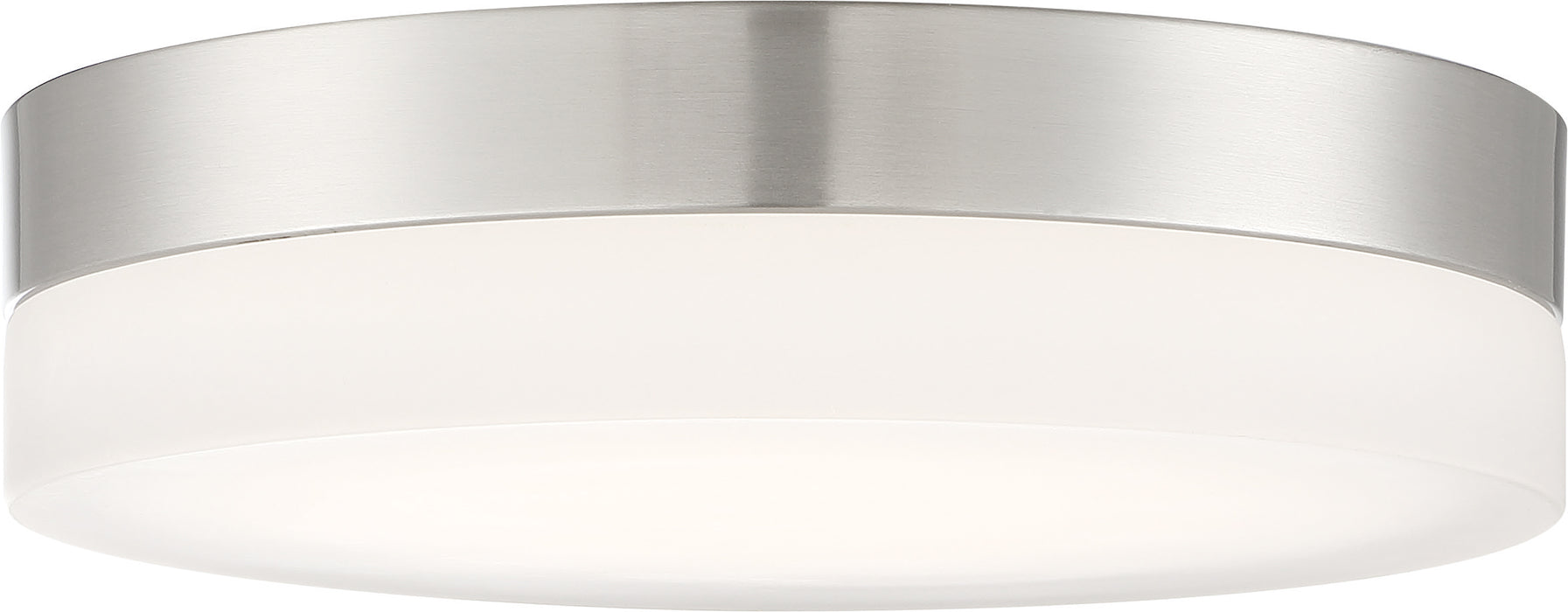 Pi LED Flush Mount in Brushed Nickel