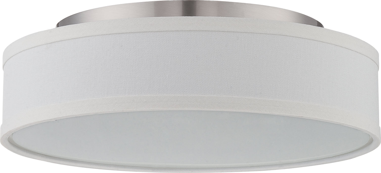 Heather LED Flush Mount in Brushed Nickel