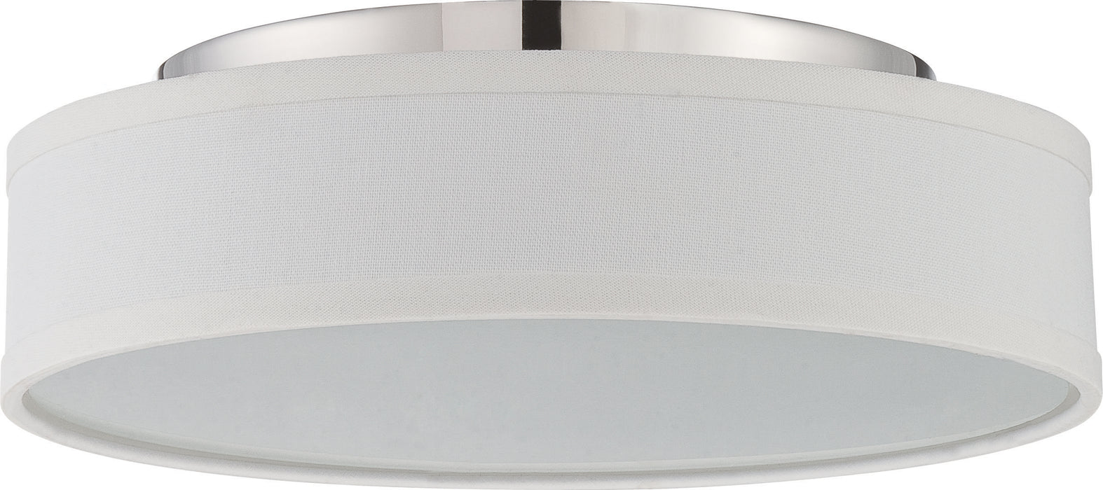 Heather LED Flush Mount in Polished Nickel