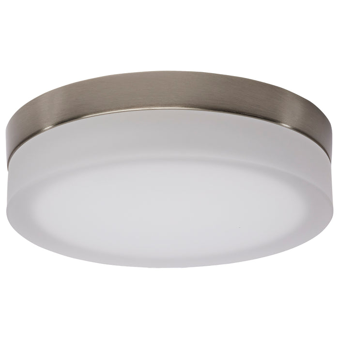 Pi LED Flush Mount in Brushed Nickel