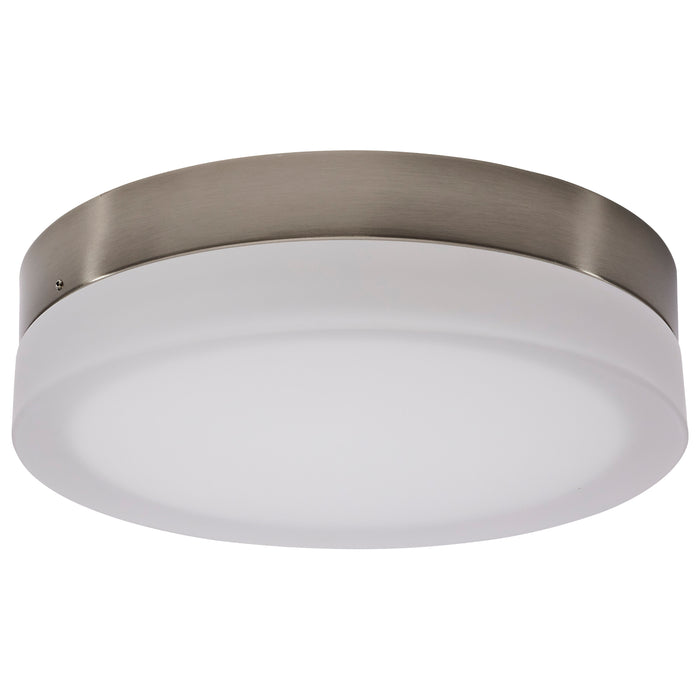 Pi LED Flush Mount in Brushed Nickel