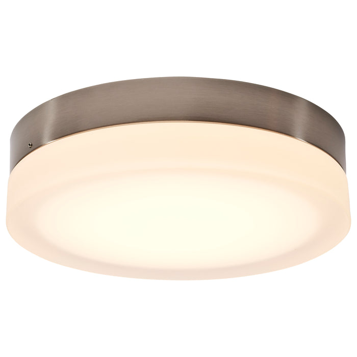 Pi LED Flush Mount in Brushed Nickel