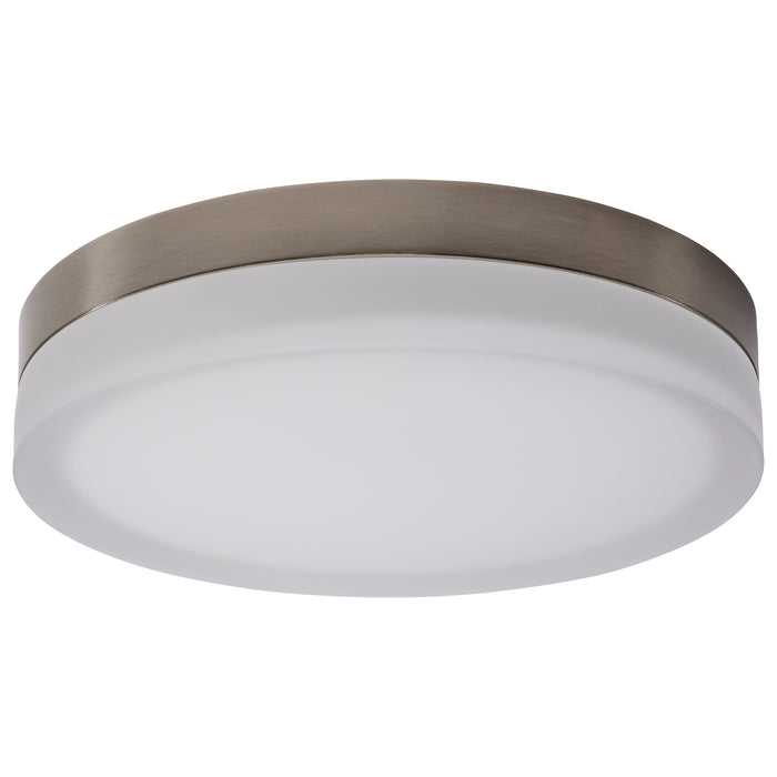 Pi LED Flush Mount in Brushed Nickel