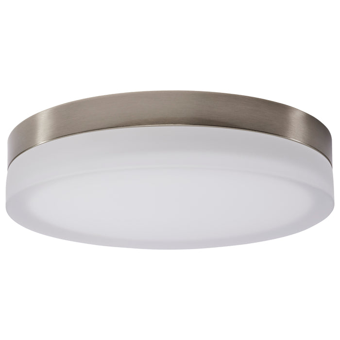 Pi LED Flush Mount in Brushed Nickel