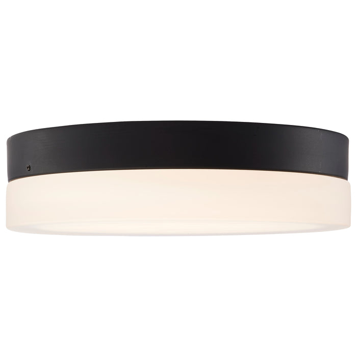 Pi LED Flush Mount in Black