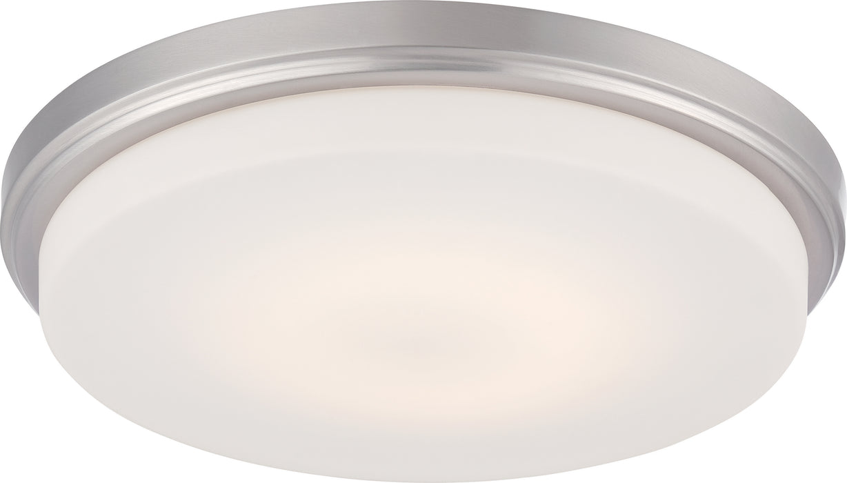 Dale LED Flush Mount in Brushed Nickel