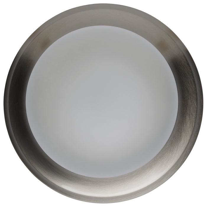 LED Flush Mount in Brushed Nickel