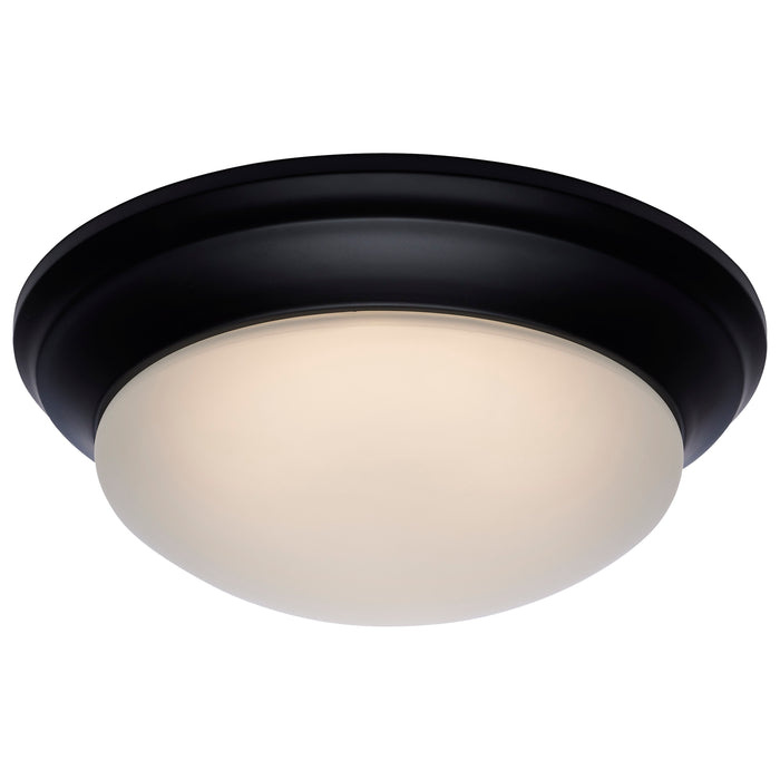 LED Flush Mount in Matte Black