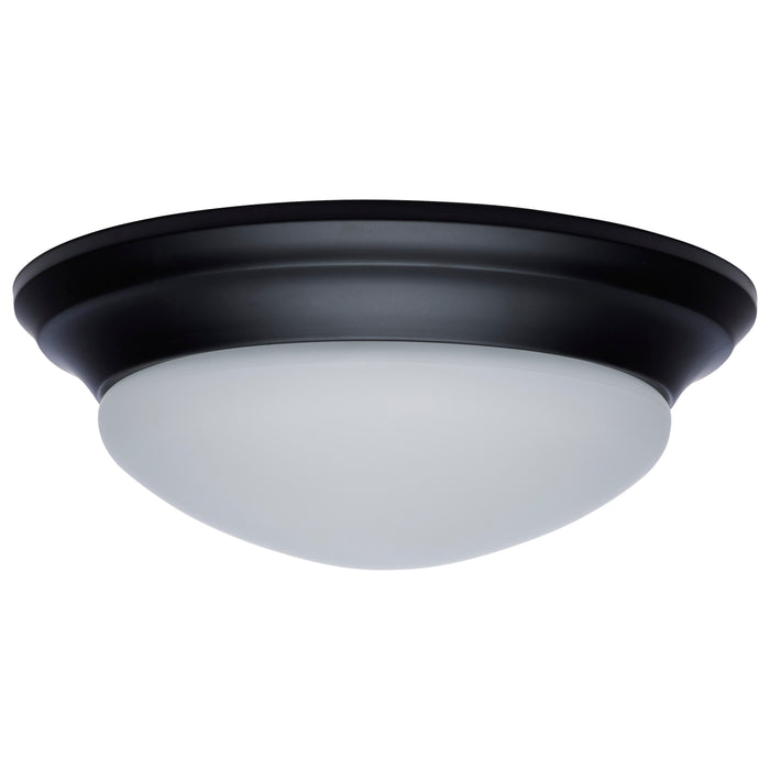 LED Flush Mount in Matte Black