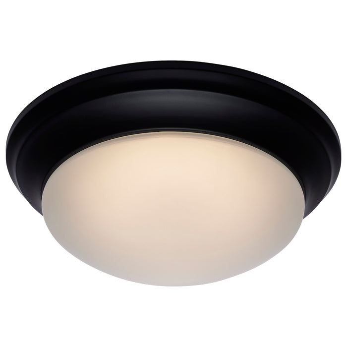 LED Flush Mount in Matte Black