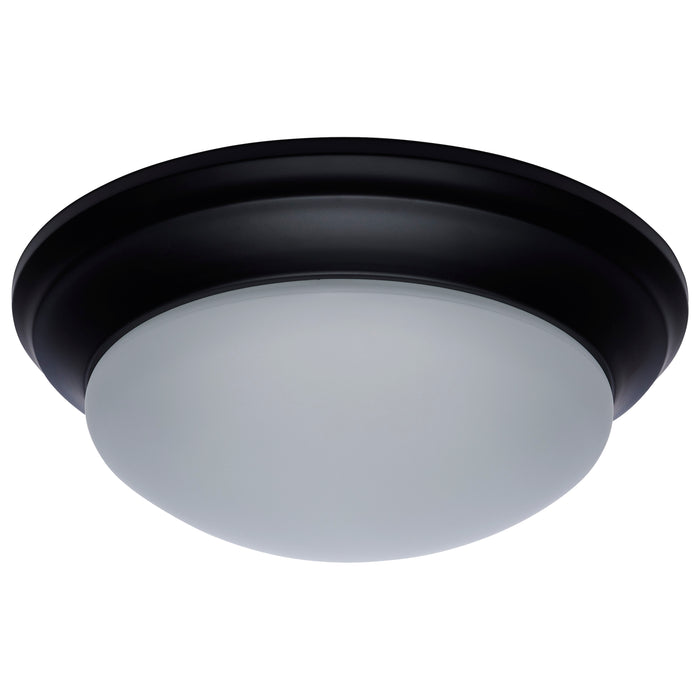 LED Flush Mount in Matte Black